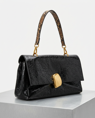 Waverly Faux Leather 'Black'