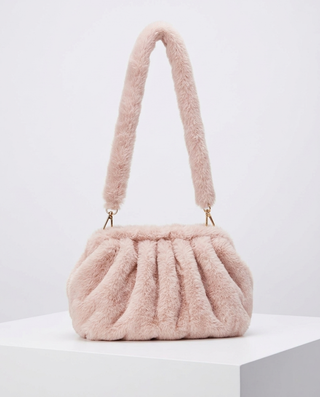 Aspen Fur Bag 'Light Pink'