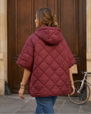 Leonora Hooded Padded Jacket 'Burgundy'