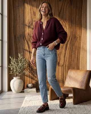 Donna Mom Fit Jeans