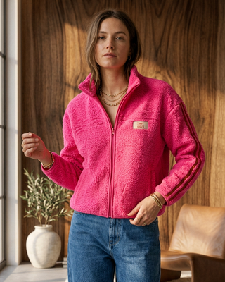 Mika Fleece Sweatshirt 'Neon Pink'