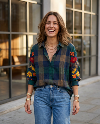 Harlow Embroidered Shirt 'Multicoloured' LIVE 15/10