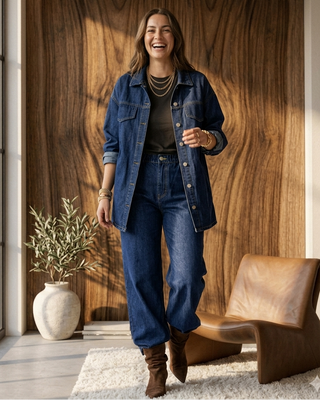 Foxy Denim Trousers 'Dark Denim'