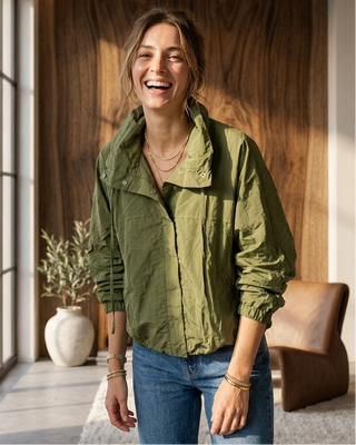 Billie Jacket 'Jade Green'