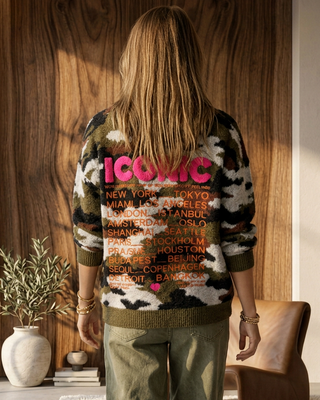 Iconic Wool Knit Jumper 'Camouflage'