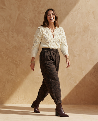Ronnie Trousers 'Dark Leopard'