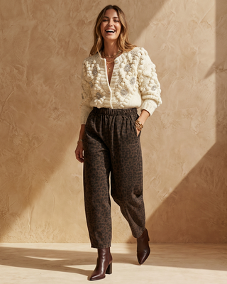 Ronnie Trousers 'Dark Leopard'