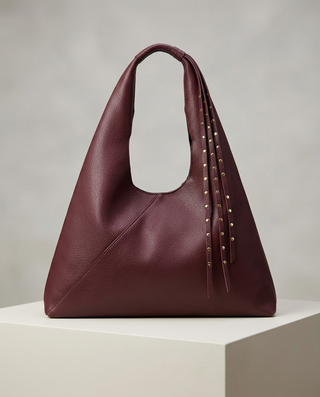 Vivian Faux Leather Bag 'Burgundy'