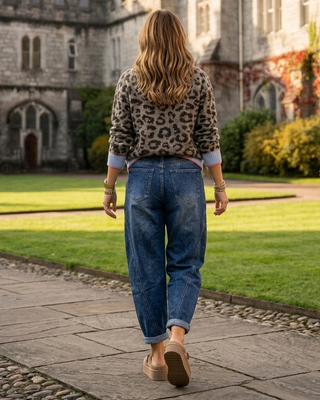 Juno Balloon Leg Jeans 'Dark Denim'