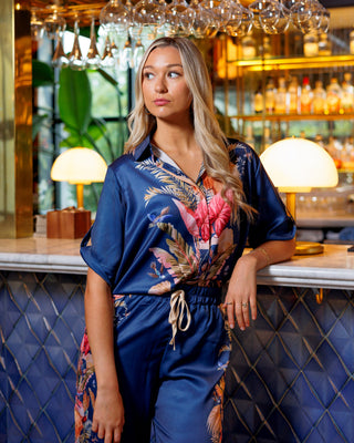 Copacabana Flowers Ensemble 'Navy'
