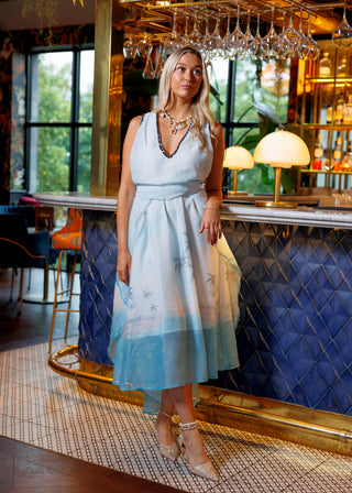 Sanremo Ombre Dress 'Shades of Blue'