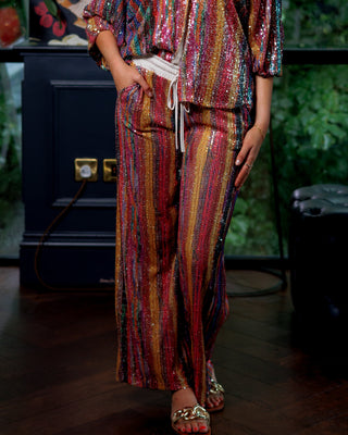 Soleil Sequin Trousers 'Multicoloured'