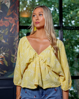 Flora Top 'Lemon'